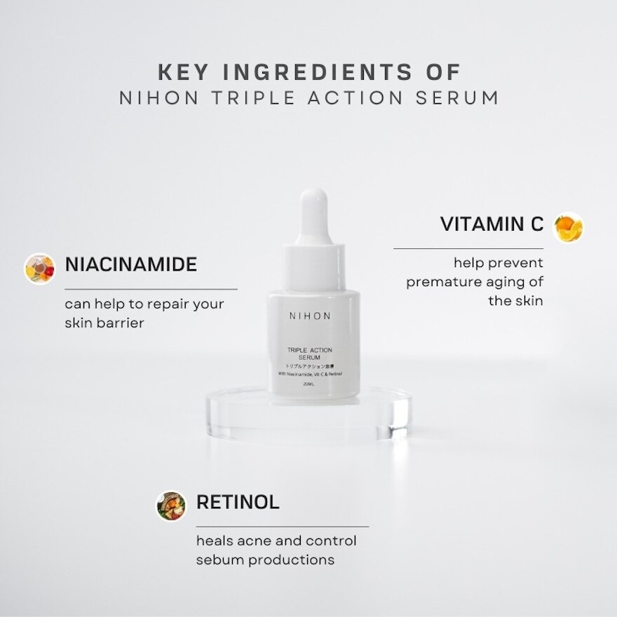 Triple Action Face Serum 20ml