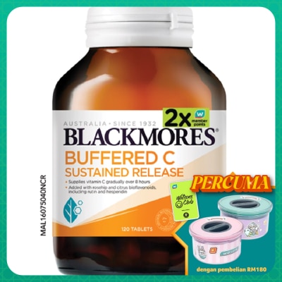 BLACKMORES Buffered C Sustained Release 120s