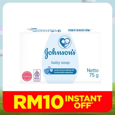 JOHNSON'S Baby Moisturizer Soap 3 x 75 g
