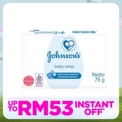 JOHNSON'S Baby Moisturizer Soap 3 x 75 g