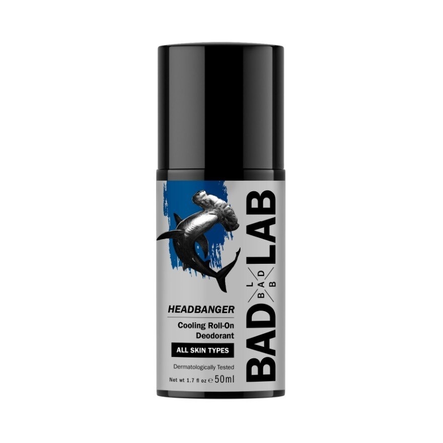 Headbanger Cooling Roll-On Deodorant All Skin Types 50ml