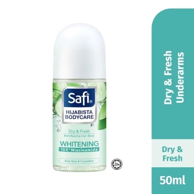 SAFI Hijabista Bodycare Antibacterial Deodorant Roll On Dry Fresh 50 Ml