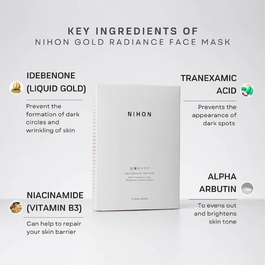 Gold Radiance Face Mask 3s