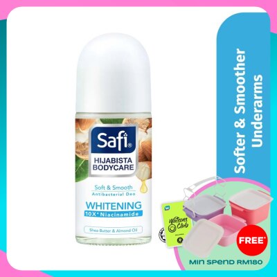 SAFI Hijabista Bodycare Antibacterial Deodorant Roll On Soft & Smooth 50 Ml