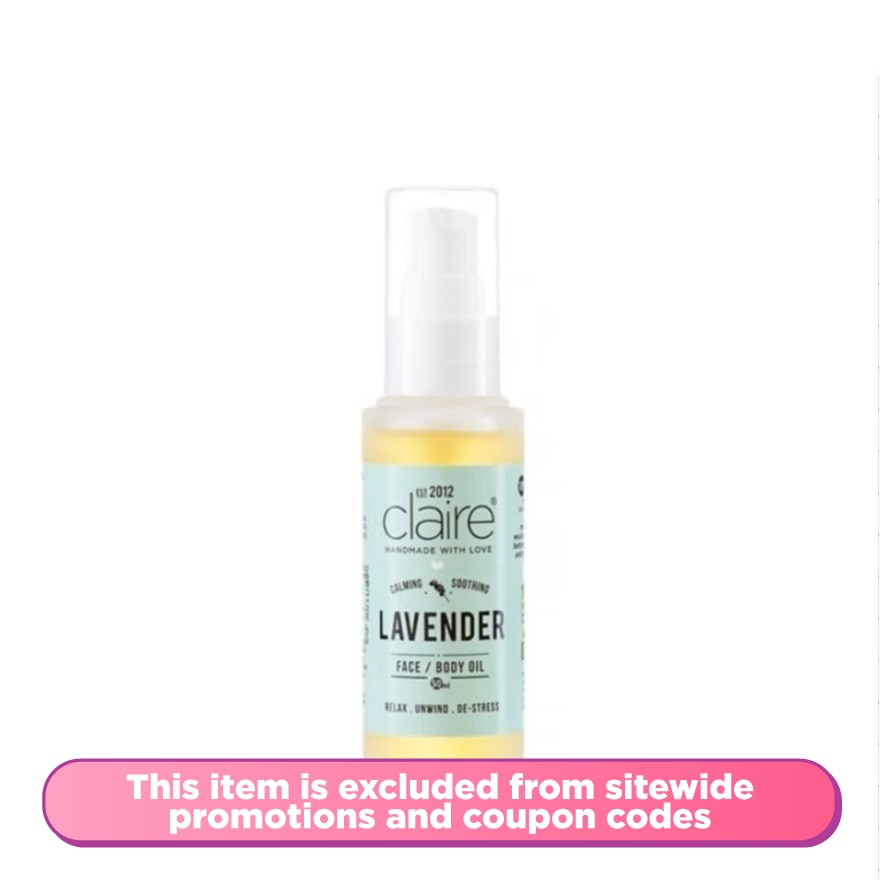 Lavender Face Body Oil 50ml
