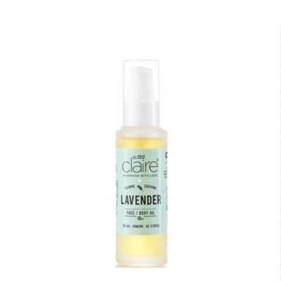 CLAIRE ORGANICS Lavender Face Body Oil 50ml