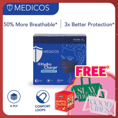 MEDICOS 4ply Hydrocharge Regular Fit Oxford Blue 50's