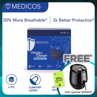 MEDICOS 4ply Hydrocharge Regular Fit Oxford Blue 50's