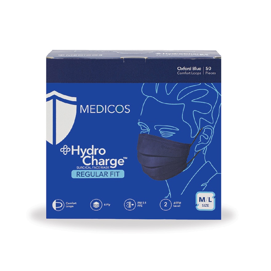 4ply Hydrocharge Regular Fit Oxford Blue 50's image