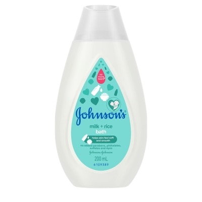 JOHNSON'S Baby Milk + Rice Bath 200ml