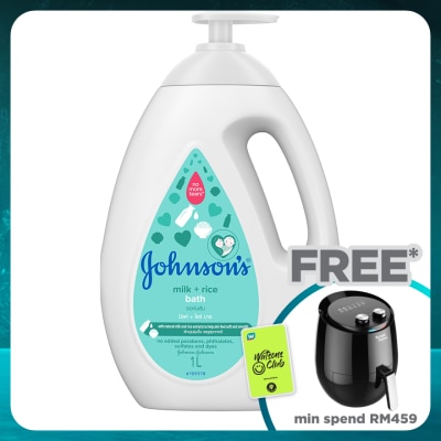 JOHNSON'S Baby Milk + Rice Bath 1000ML