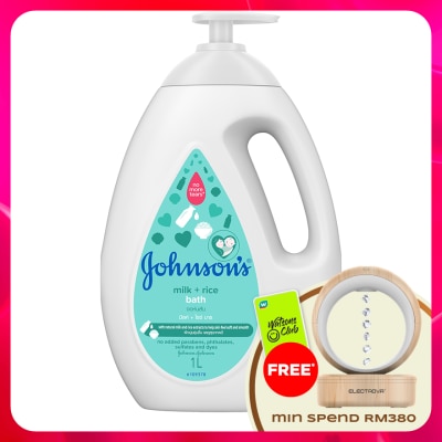 JOHNSON'S - Baby Milk + Rice Bath 1000ML