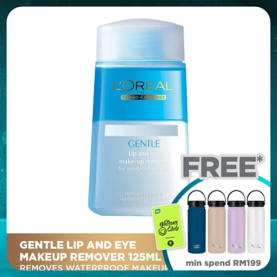 L'OREAL PARIS MAKEUP Gentle Lip And Eye Makeup Remover 125ml