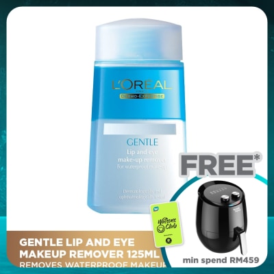 L'OREAL PARIS MAKEUP Gentle Lip And Eye Makeup Remover 125ml