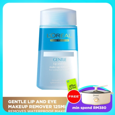 L'OREAL PARIS MAKEUP - Gentle Lip And Eye Makeup Remover 125ml image