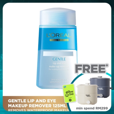 L'OREAL PARIS MAKEUP Gentle Lip And Eye Makeup Remover 125ml