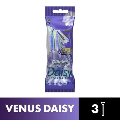 GILLETTE Daisy Ultragrip Disposable Aloe 3s