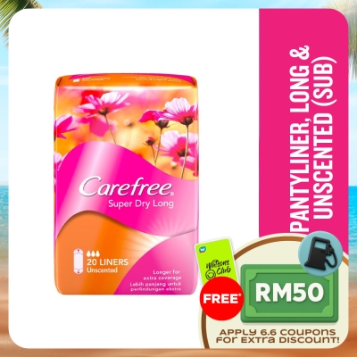 CAREFREE - Super Dry Long Unscented 20's