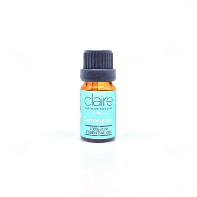 CLAIRE ORGANICS Lemongrass Essential Oil 10ml