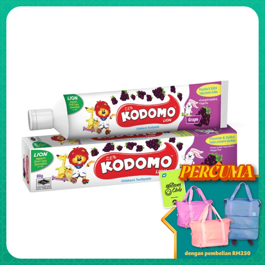 Toothpaste Grape 80g (0.5 to 5 years old)