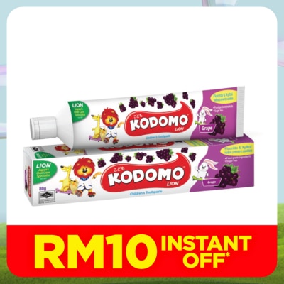 KODOMO Toothpaste Grape 80g (0.5 to 5 years old)