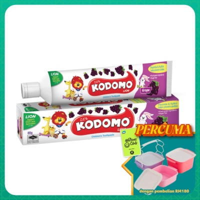 KODOMO - Toothpaste Grape 80g (0.5 to 5 years old)