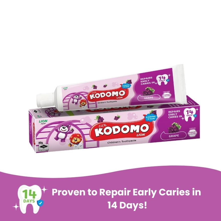 Toothpaste Grape 80g (0.5 to 5 years old)