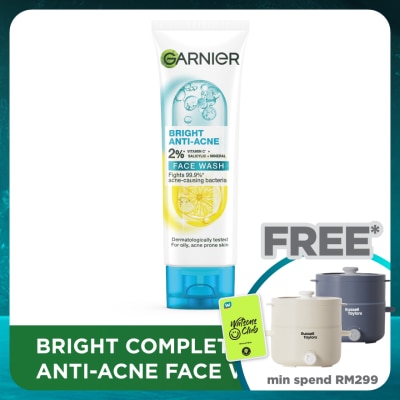 GARNIER Bright Complete Anti-Acne Cleansing Foam 100ml