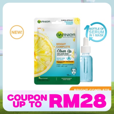 GARNIER Bright Complete Anti Acne Mask