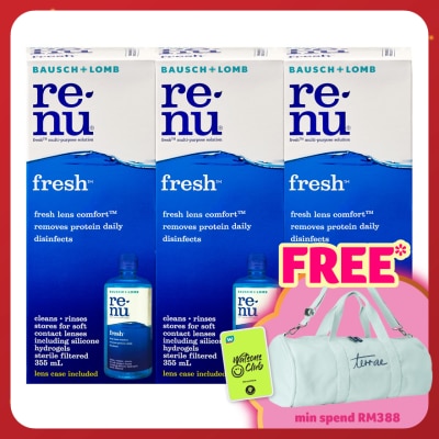 BAUSCH & LOMB Renu Fresh Multi Purpose Solution 3x 355ml