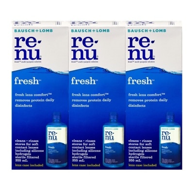 BAUSCH & LOMB Renu Fresh Multi Purpose Solution 3x 355ml