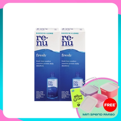 BAUSCH & LOMB Renu Fresh Multi Purpose Solution 2 x 120ml
