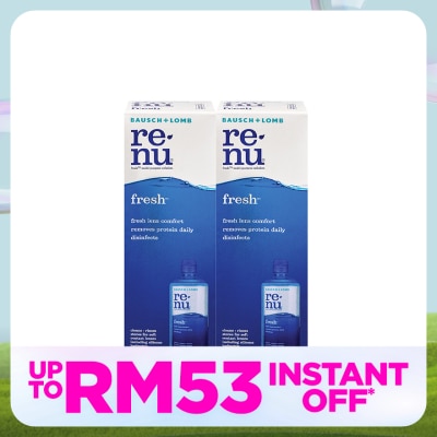 BAUSCH & LOMB Renu Fresh Multi Purpose Solution 2 x 120ml
