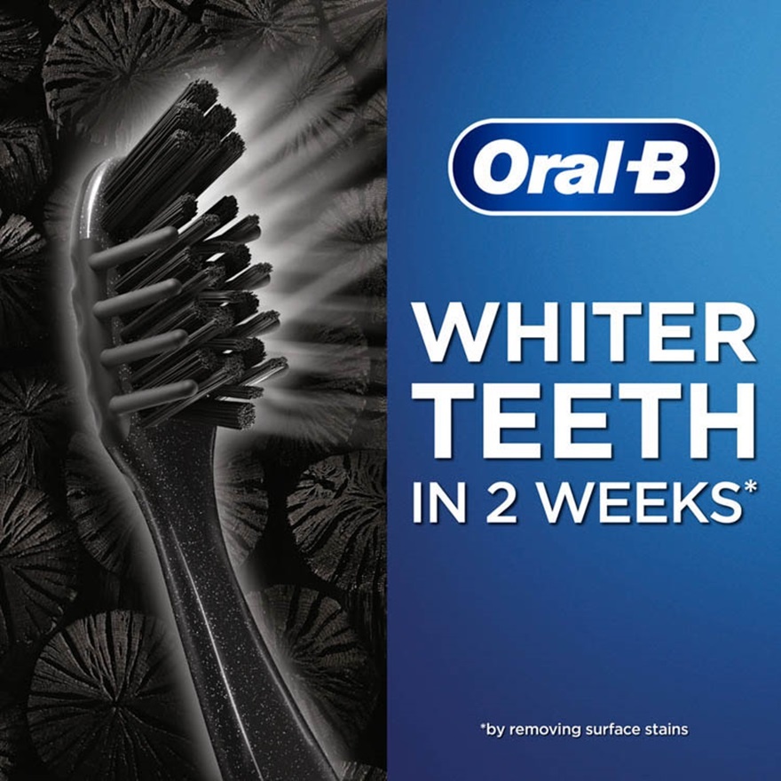 Charcoal White Soft Toothbrush 3s image