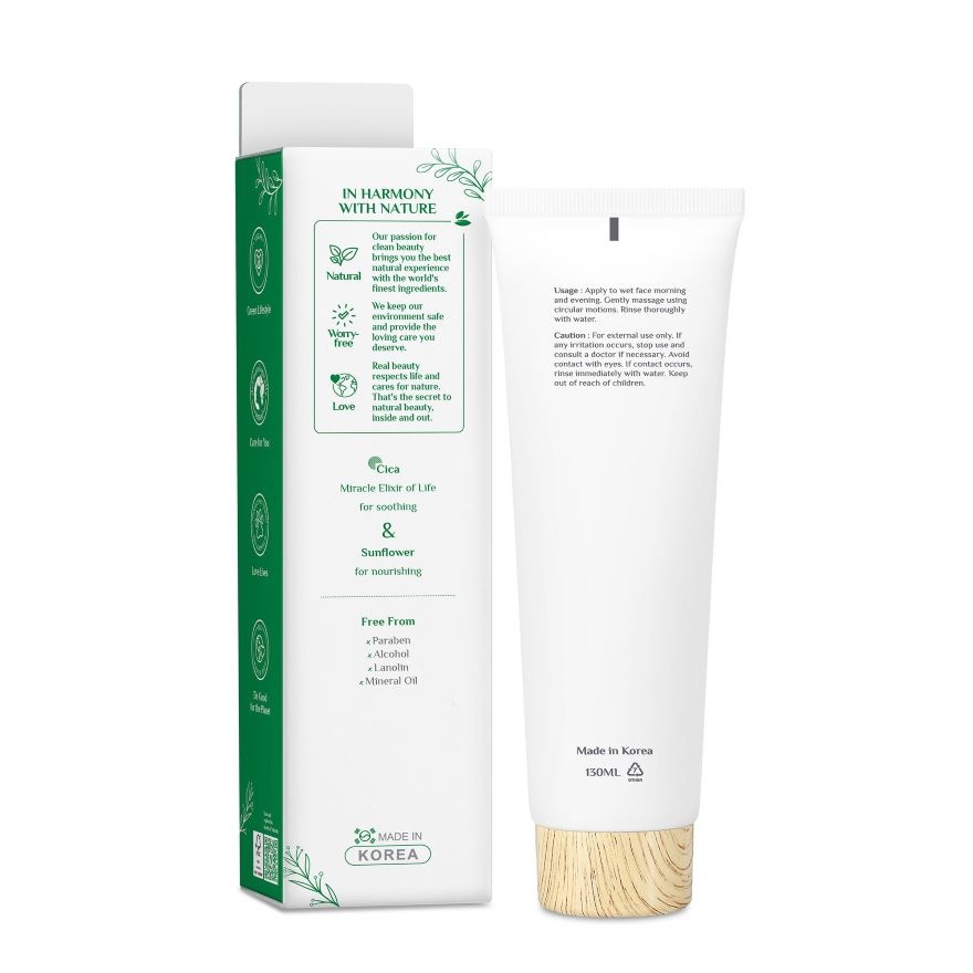 Cica Sunflower Soothing Cleansing Foam 130ml image