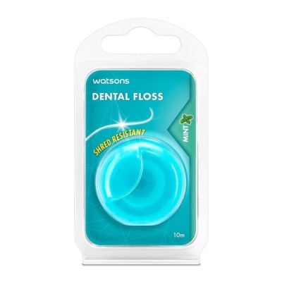 WATSONS Dental Floss Shred Resistant Mint 10m