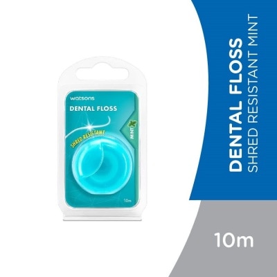 WATSONS Dental Floss Shred Resistant Mint 10m