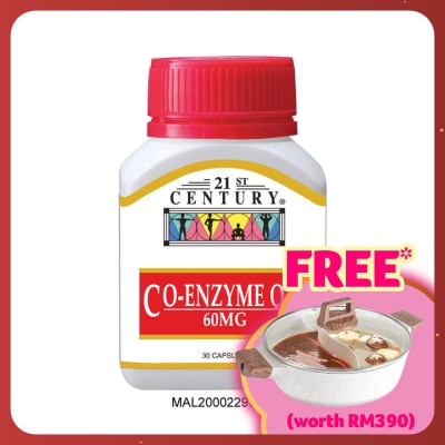21ST CENTURY Co-enzyme Q10 60mg 30 Tablets