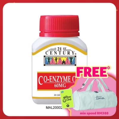 21ST CENTURY Co-enzyme Q10 60mg 30 Tablets