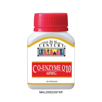 21ST CENTURY - Co-enzyme Q10 60mg 30 Tablets image