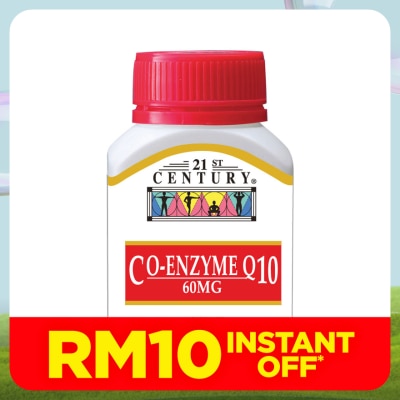21ST CENTURY Co-enzyme Q10 60mg 30 Tablets