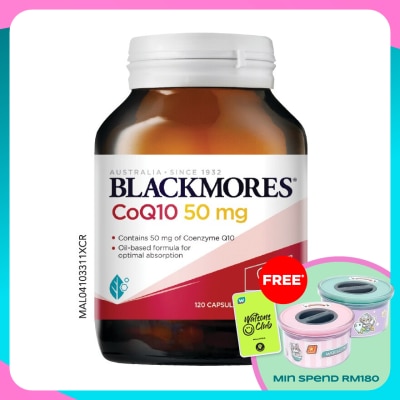 BLACKMORES CoQ10 50mg 120s
