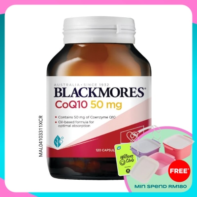 BLACKMORES CoQ10 50mg 120s