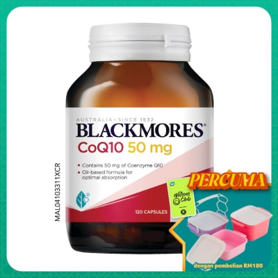 BLACKMORES - CoQ10 50mg 120s