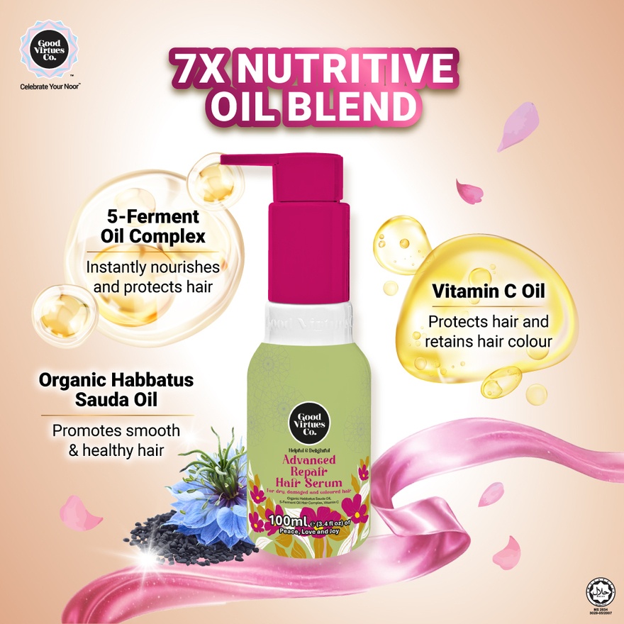 Advanced Repair Hair Serum For dry, damaged and coloured hair 100ml