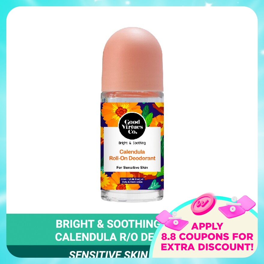 Calendula Roll On Deodorant Sensitive Skin 55ml