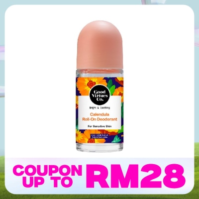 GOOD VIRTUES CO Calendula Roll On Deodorant Sensitive Skin 55ml