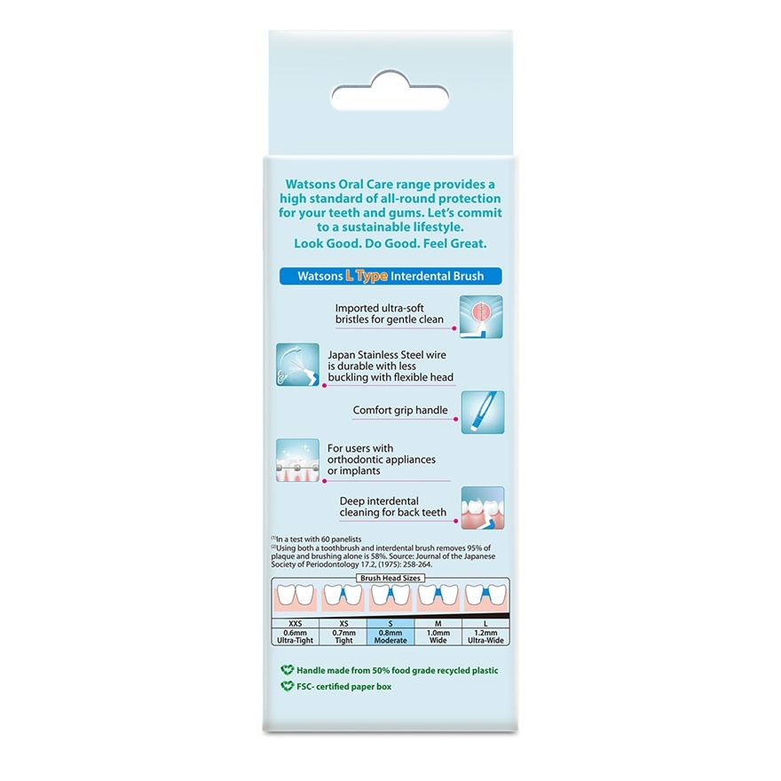 L Type Interdental Brushes 6's image