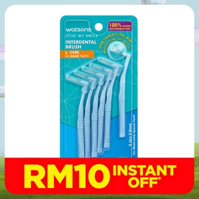 WATSONS L Type Interdental Brushes 6's