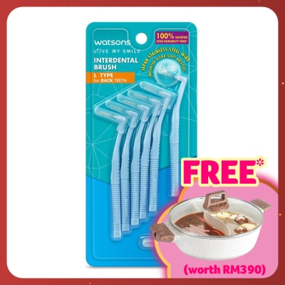 WATSONS L Type Interdental Brushes 6's
